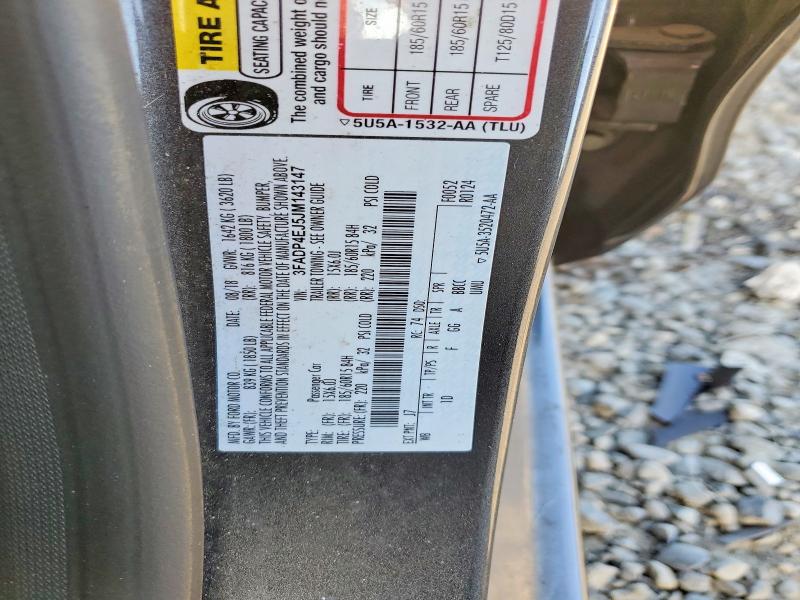 Продаж на аукціоні авто 2018 Ford Fiesta, vin: 3FADP4EJ5JM143147, номер лоту: 60167546