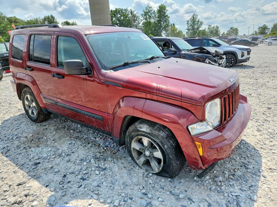61865486 :رقم المزاد ، 1J8GN28K78W214311 vin ، 2008 Jeep Liberty مزاد بيع