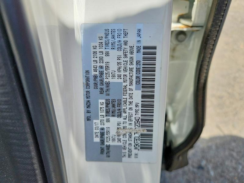 Aukcja sprzedaży 2017 Mazda Cx-5, vin: JM3KFBDL7H0120940, numer aukcji: 59108666