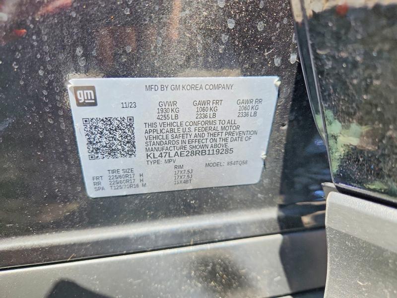 59238146 :رقم المزاد ، KL47LAE28RB119285 vin ، 2024 Buick Envista مزاد بيع