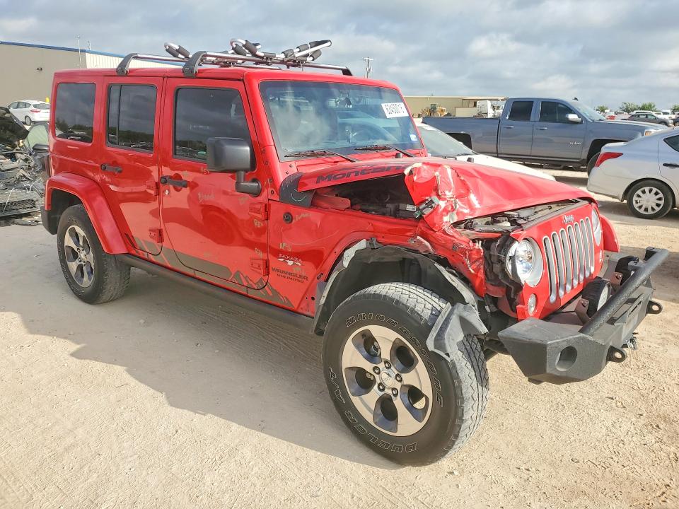 62450016 :رقم المزاد ، 1C4BJWEG7GL107375 vin ، 2016 Jeep Wrangler Unlimited مزاد بيع