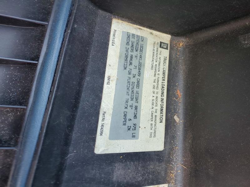 Aukcja sprzedaży 1988 Chevrolet Gmt-400, vin: 1GCDC14K1JZ236499, numer aukcji: 59236426