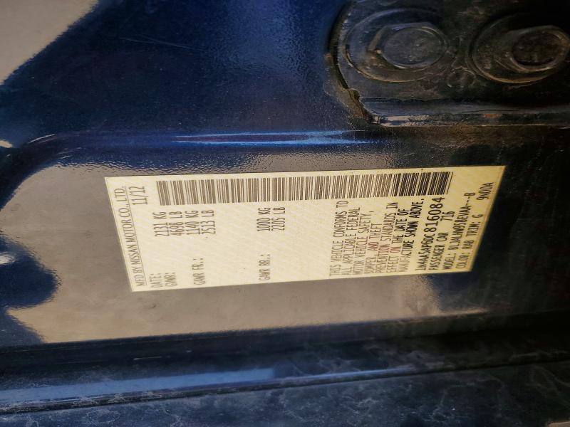 Продажа на аукционе авто 2013 Nissan Maxima, vin: 1N4AA5AP6DC816084, номер лота: 62499556