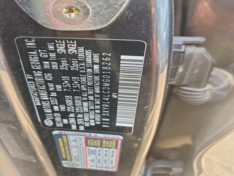 Aukcja sprzedaży 2021 Kia Sorento, vin: 5XYRL4LC3MG018262, numer aukcji: 62145156