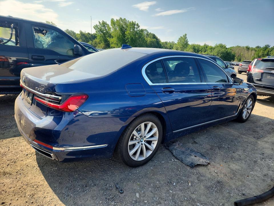Aukcja sprzedaży 2022 Bmw 740, vin: WBA7T4C0XNCK11394, numer aukcji: 57905056
