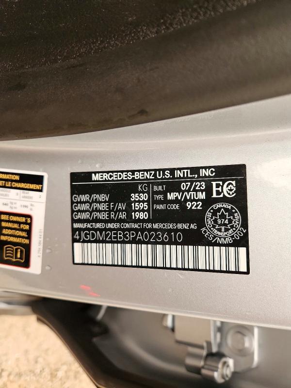 Aukcja sprzedaży 2023 Mercedes-benz Eqs Suv, vin: 4JGDM2EB3PA023610, numer aukcji: 61041336