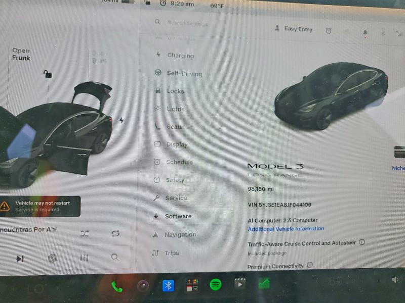 Продажа на аукционе авто 2018 Tesla Model 3, vin: 5YJ3E1EA8JF044109, номер лота: 59998136