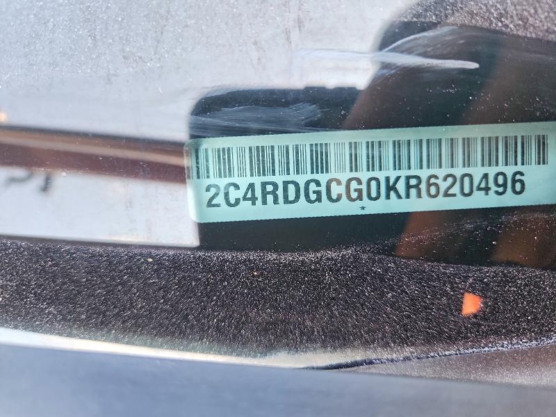 Aukcja sprzedaży 2019 Dodge Grand Caravan, vin: 2C4RDGCG0KR620496, numer aukcji: 61002286