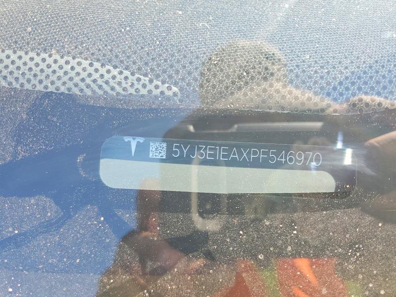 62085786 :رقم المزاد ، 5YJ3E1EAXPF546970 vin ، 2023 Tesla Model 3 مزاد بيع