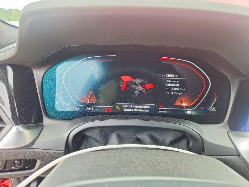 2022 Bmw 330xi მანქანა იყიდება აუქციონზე, vin: 3MW5R7J0XN8C38564, აუქციონის ნომერი: 61859606