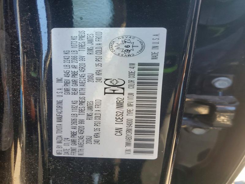 61156856 :رقم المزاد ، 7MMVABDY3RN194800 vin ، 2024 Mazda Cx-50 مزاد بيع