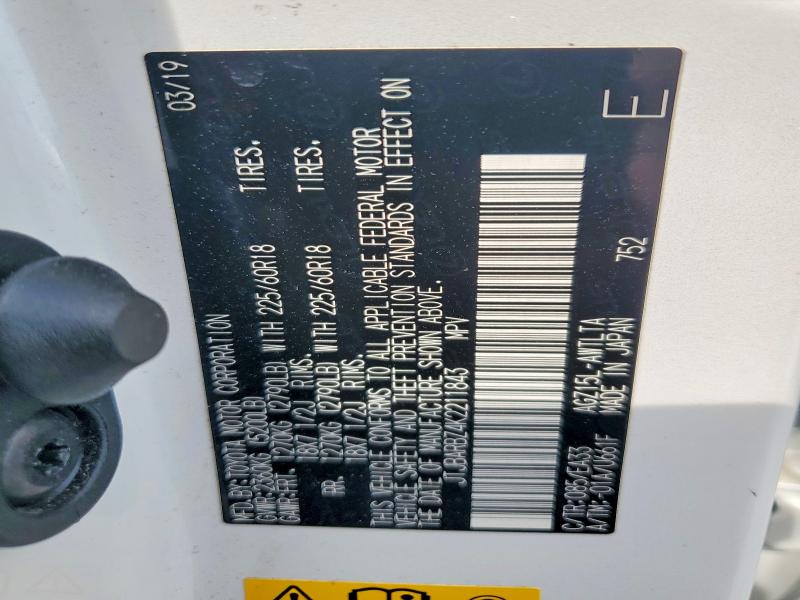 58973936 :رقم المزاد ، JTJBARBZ4K2211843 vin ، 2019 Lexus Nx 300 مزاد بيع