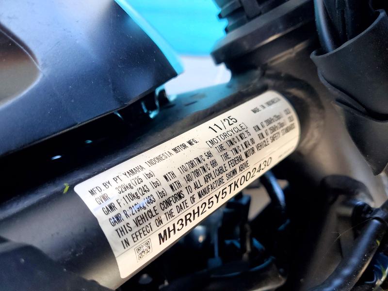 2026 Yamaha Yfz320 მანქანა იყიდება აუქციონზე, vin: MH3RH25Y5TK002430, აუქციონის ნომერი: 62625366