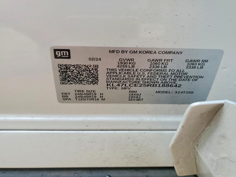 Продаж на аукціоні авто 2024 Buick Envista, vin: KL47LCE25RB188642, номер лоту: 61321266