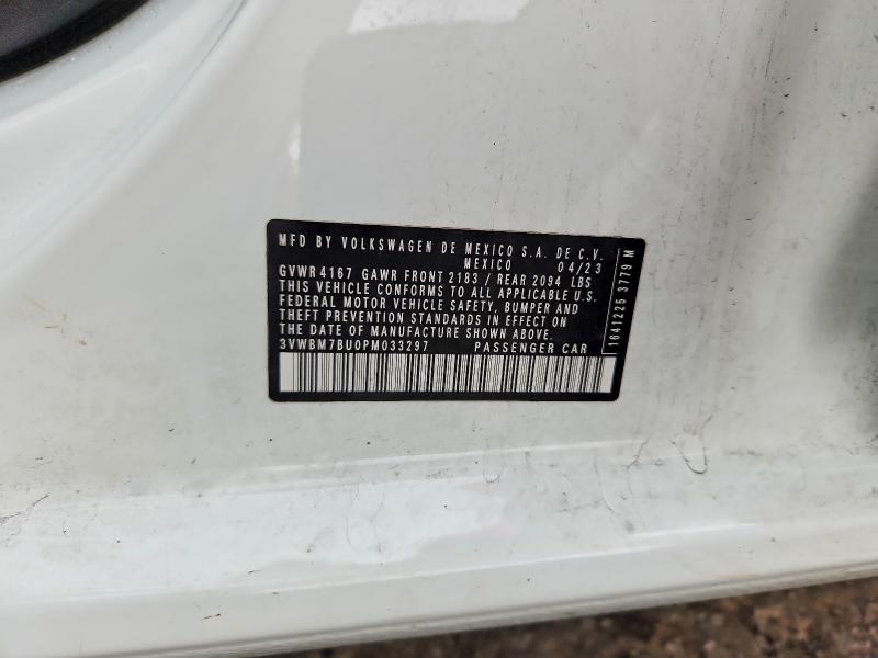 Продаж на аукціоні авто 2023 Volkswagen Jetta, vin: 3VWBM7BU0PM033297, номер лоту: 61502226
