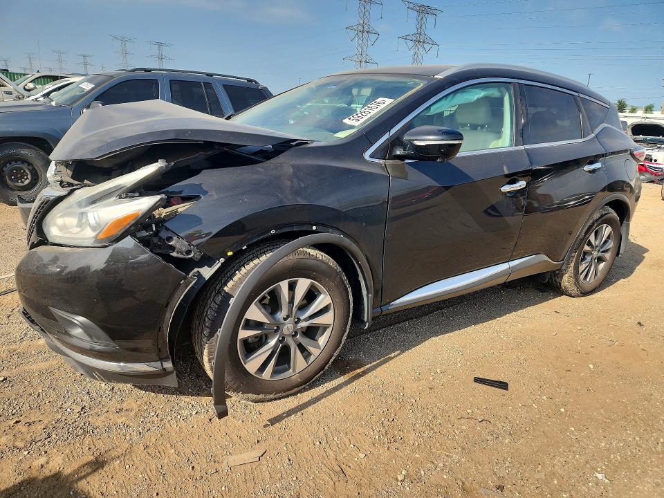 Auction sale of the 2015 Nissan Murano, vin: 5N1AZ2MH4FN201588, lot number: 59281676