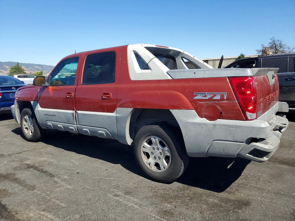 Продажа на аукционе авто 2002 Chevrolet Avalanche, vin: 3GNEK13T62G329125, номер лота: 61122236