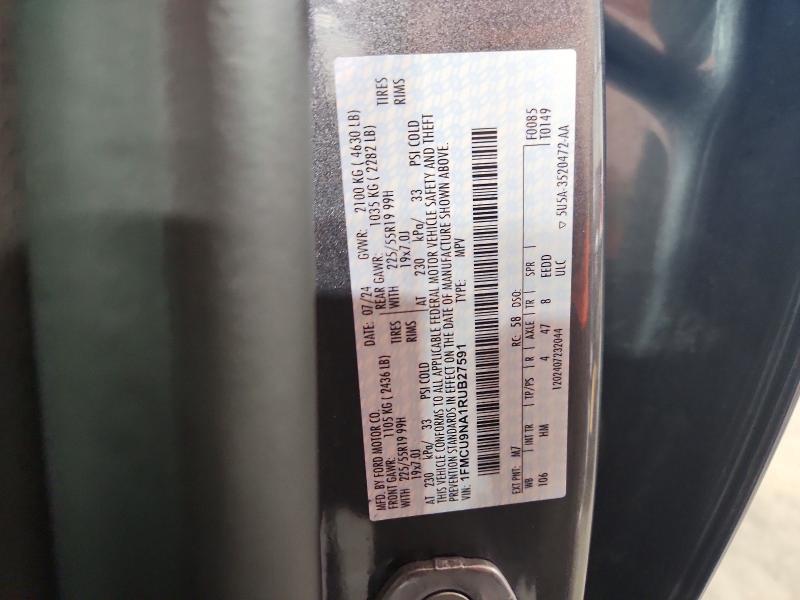 Aukcja sprzedaży 2024 Ford Escape, vin: 1FMCU9NA1RUB27591, numer aukcji: 58246546