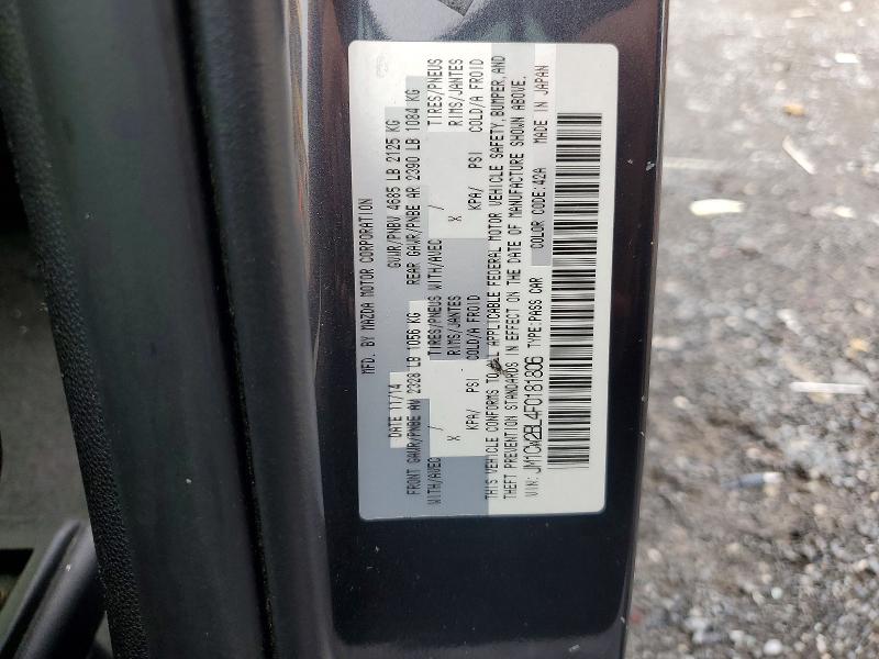 Продажа на аукционе авто 2015 Mazda 5, vin: JM1CW2BL4F0181806, номер лота: 60773506