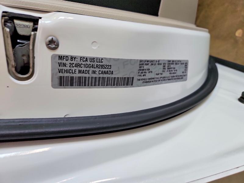 Продажа на аукционе авто 2020 Chrysler Pacifica, vin: 2C4RC1GG4LR285223, номер лота: 59093036
