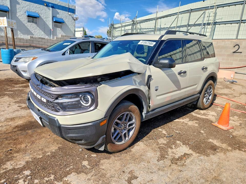 61862586 :رقم المزاد ، 3FMCR9BN5SRE61306 vin ، 2025 Ford Bronco Sport مزاد بيع