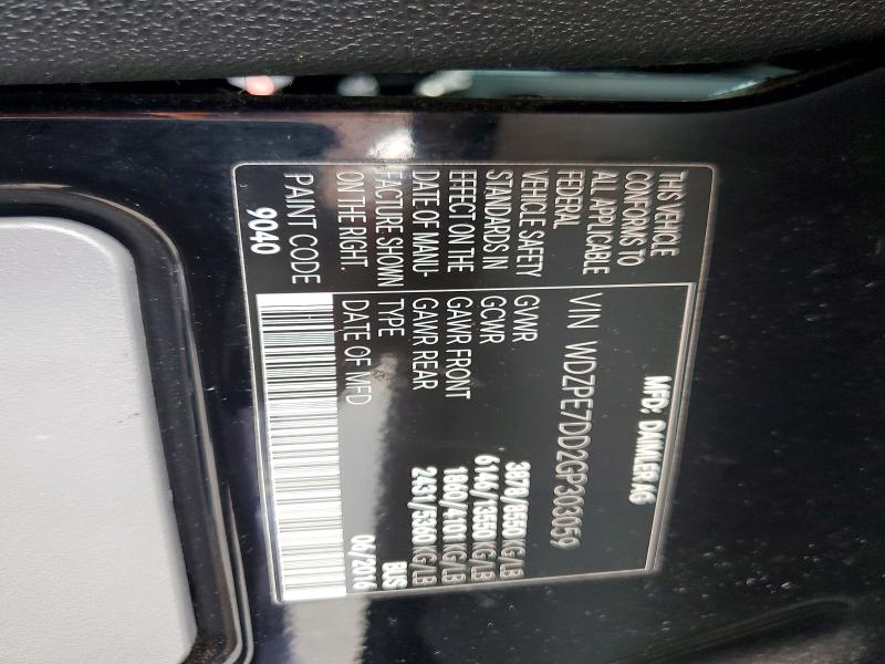 Aukcja sprzedaży 2016 Mercedes-benz Sprinter, vin: WDZPE7DD2GP303059, numer aukcji: 61794236