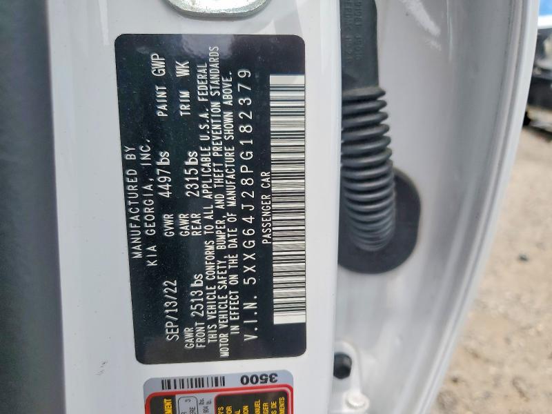 Auction sale of the 2023 Kia K5, vin: 5XXG64J28PG182379, lot number: 61468356