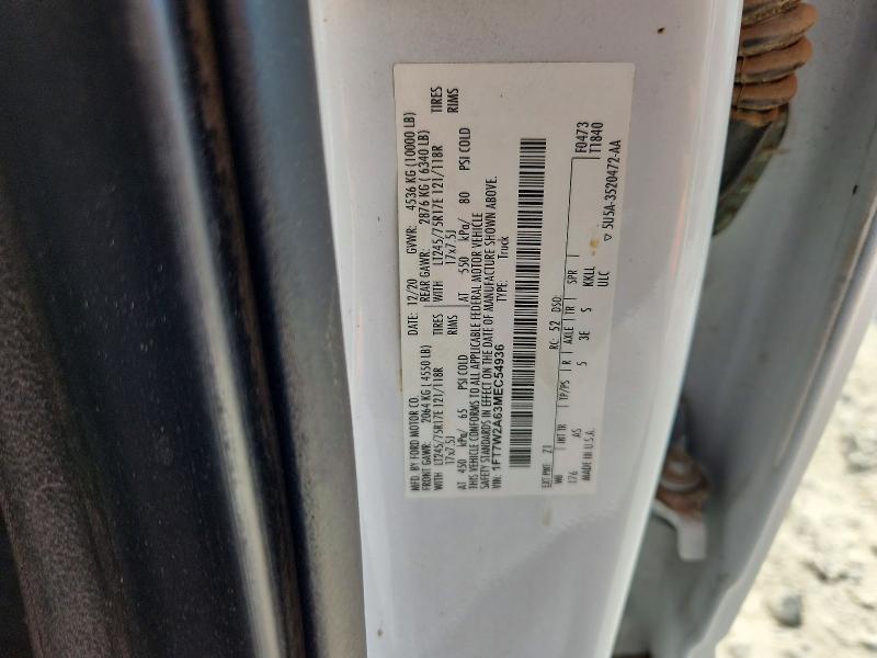 Aukcja sprzedaży 2021 Ford F250, vin: 1FT7W2A63MEC54936, numer aukcji: 62035216