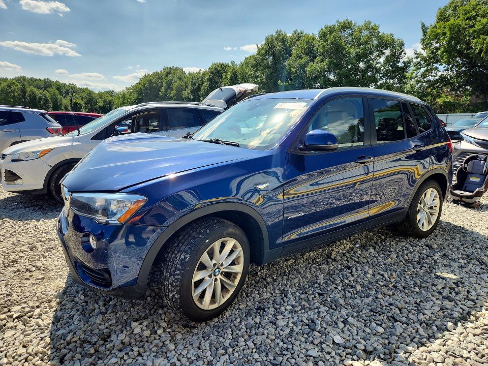 2017 Bmw X3 მანქანა იყიდება აუქციონზე, vin: 5UXWX9C39H0T23859, აუქციონის ნომერი: 62413816