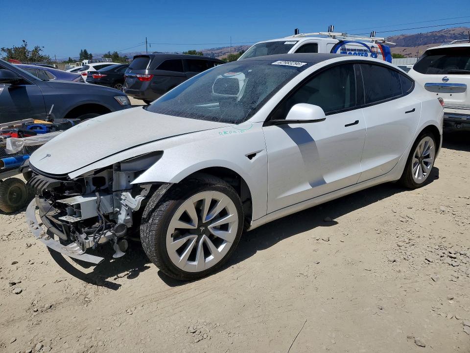 Aukcja sprzedaży 2022 Tesla Model 3, vin: 5YJ3E1EBXNF269212, numer aukcji: 62983296