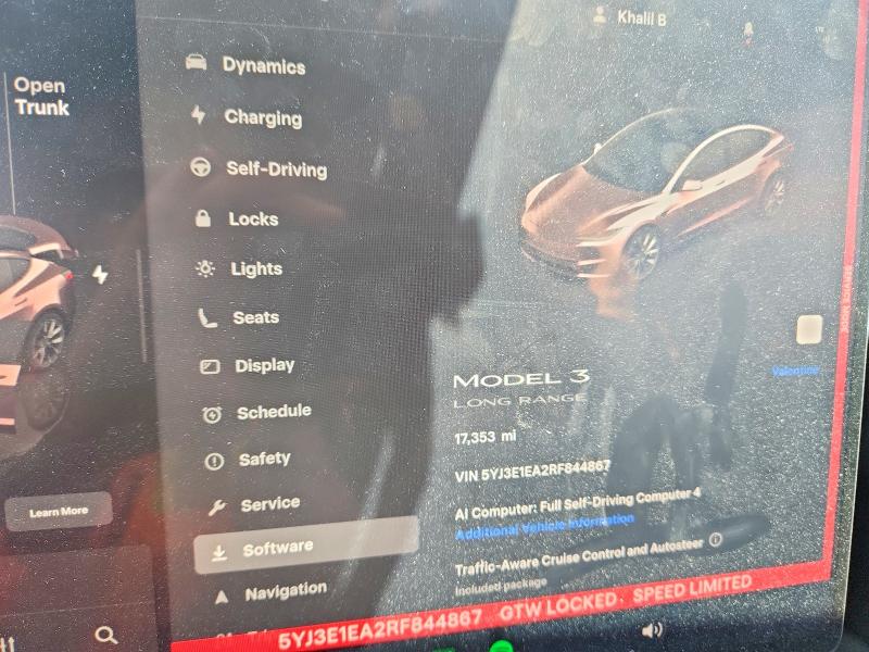 Продажа на аукционе авто 2024 Tesla Model 3, vin: 5YJ3E1EA2RF844867, номер лота: 61914766
