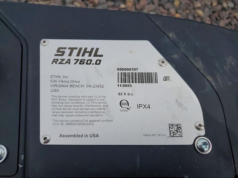 2026 Stihl Unknown მანქანა იყიდება აუქციონზე, vin: 956000707, აუქციონის ნომერი: 60010606