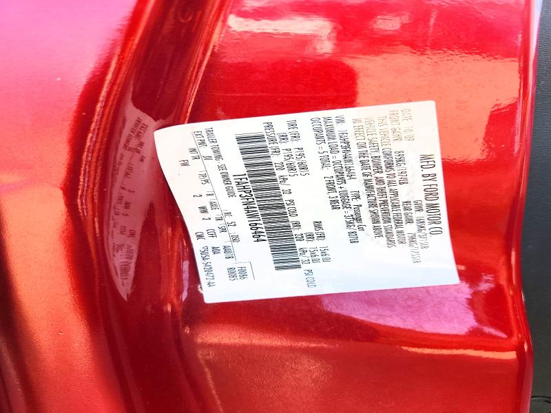 59835506 :رقم المزاد ، 1FAHP3FN4AW166464 vin ، 2010 Ford Focus مزاد بيع