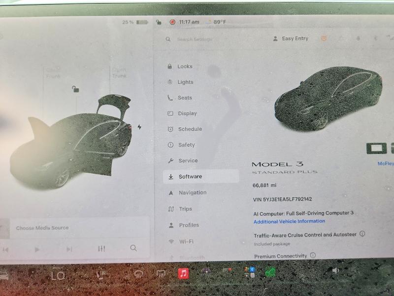 60849536 :رقم المزاد ، 5YJ3E1EA5LF792142 vin ، 2020 Tesla Model 3 مزاد بيع