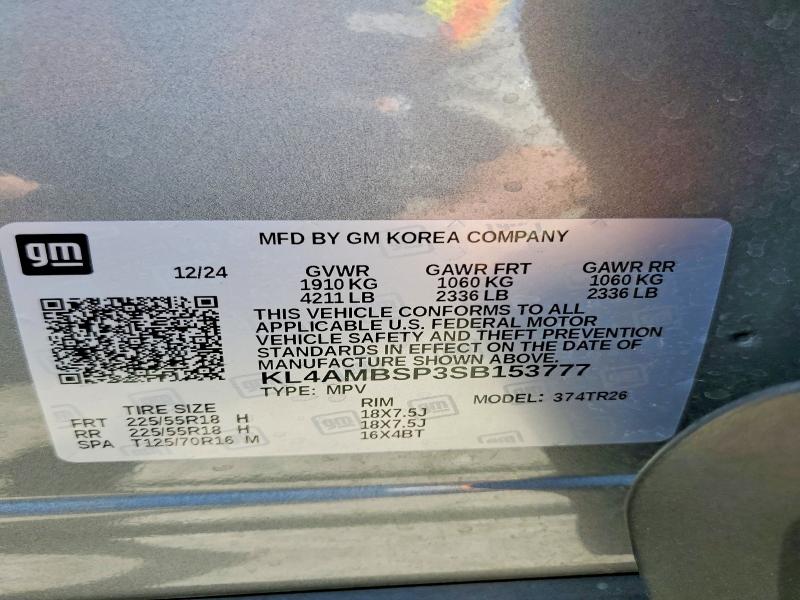 Aukcja sprzedaży 2025 Buick Encore Gx, vin: KL4AMBSP3SB153777, numer aukcji: 62802736