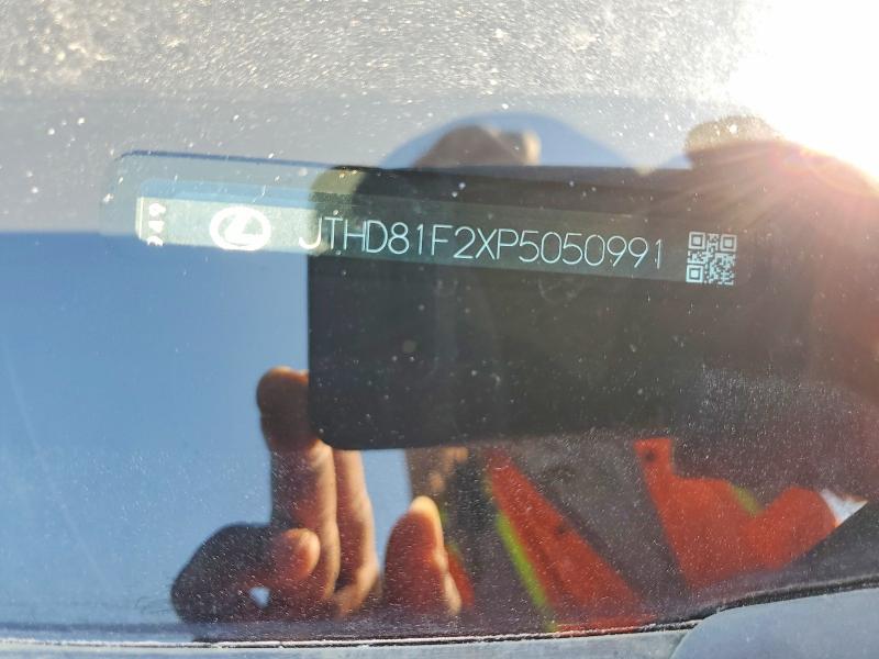 59790346 :رقم المزاد ، JTHD81F2XP5050991 vin ، 2023 Lexus Is مزاد بيع