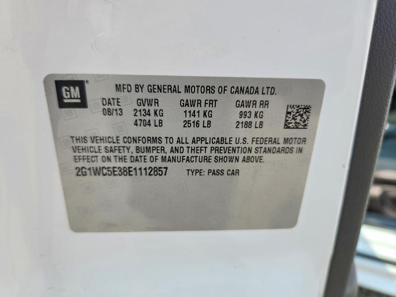 62426296 :رقم المزاد ، 2G1WC5E38E1112857 vin ، 2014 Chevrolet Impala Limited مزاد بيع