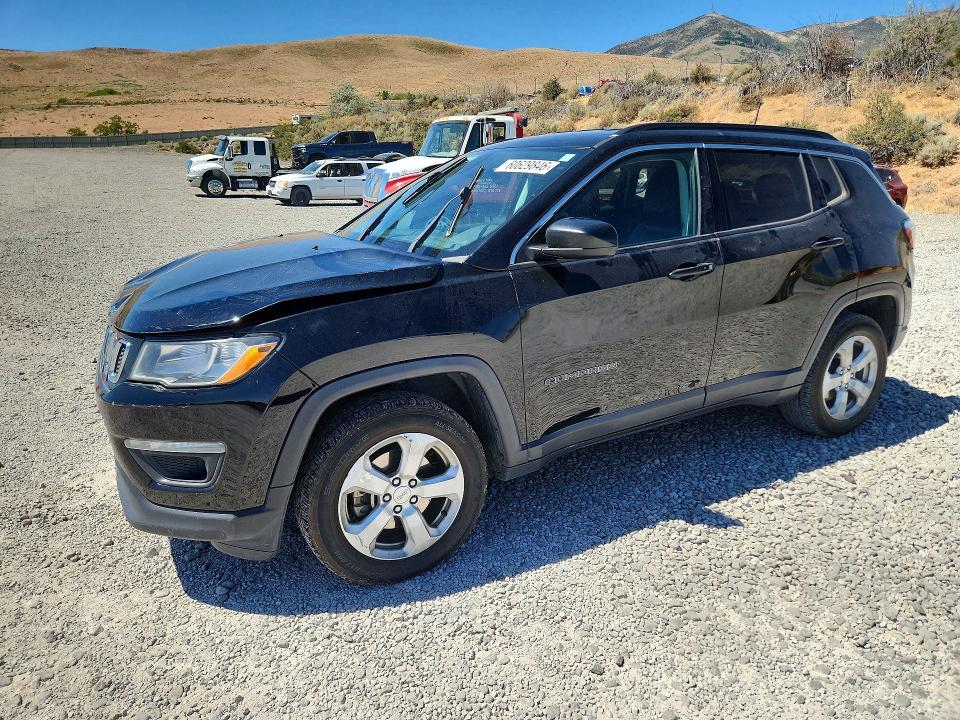 2018 Jeep Compass მანქანა იყიდება აუქციონზე, vin: 3C4NJDBB7JT114767, აუქციონის ნომერი: 60629846
