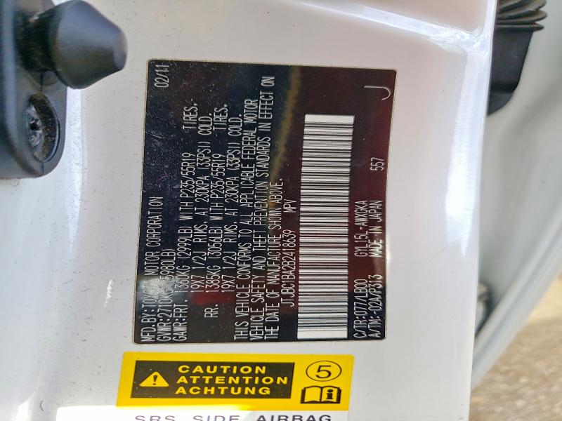 Продаж на аукціоні авто 2011 Lexus Rx, vin: JTJBC1BA2B2418639, номер лоту: 60714116