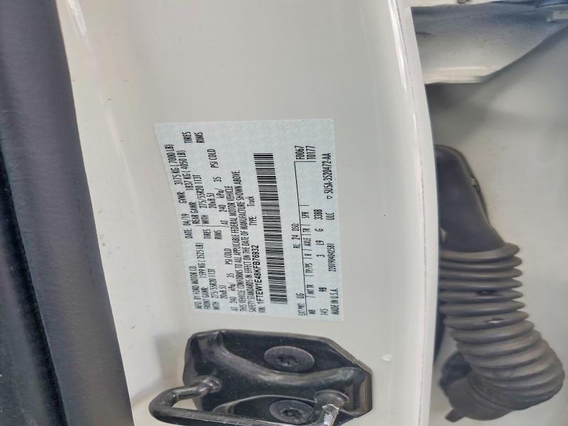2019 Ford F150 მანქანა იყიდება აუქციონზე, vin: 1FTEW1E48KFB76932, აუქციონის ნომერი: 59654966