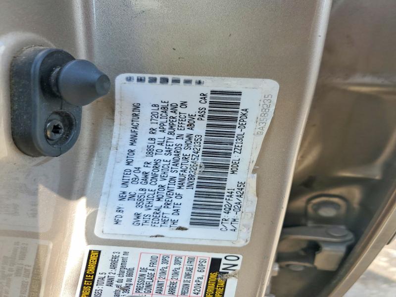 Aukcja sprzedaży 2005 Toyota Corolla, vin: 1NXBR32E45Z421353, numer aukcji: 63377146