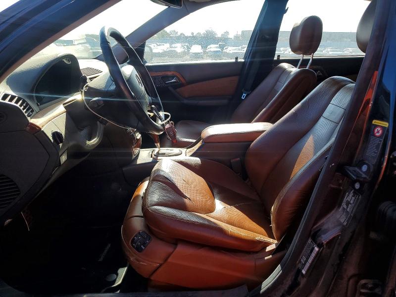 2002 Mercedes-benz S მანქანა იყიდება აუქციონზე, vin: WDBNG73J22A236790, აუქციონის ნომერი: 60826296