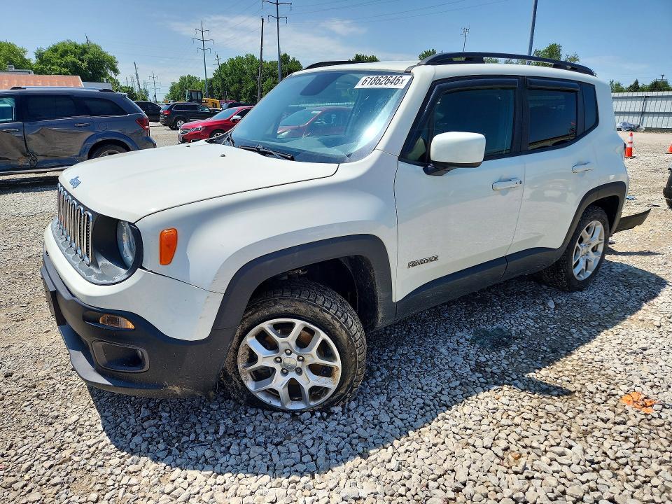 Продажа на аукционе авто 2017 Jeep Renegade, vin: ZACCJBBB8HPG56666, номер лота: 61862646