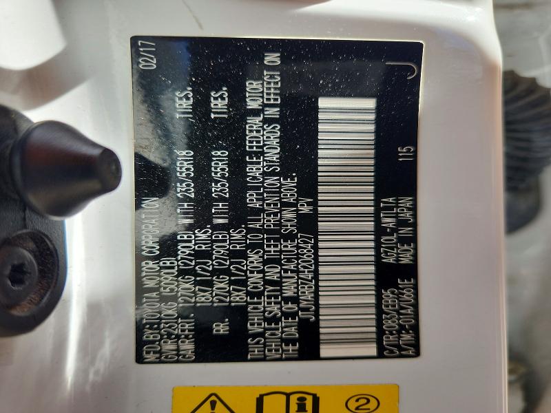 Aukcja sprzedaży 2017 Lexus Nx 200t, vin: JTJYARBZ4H2068427, numer aukcji: 60506866