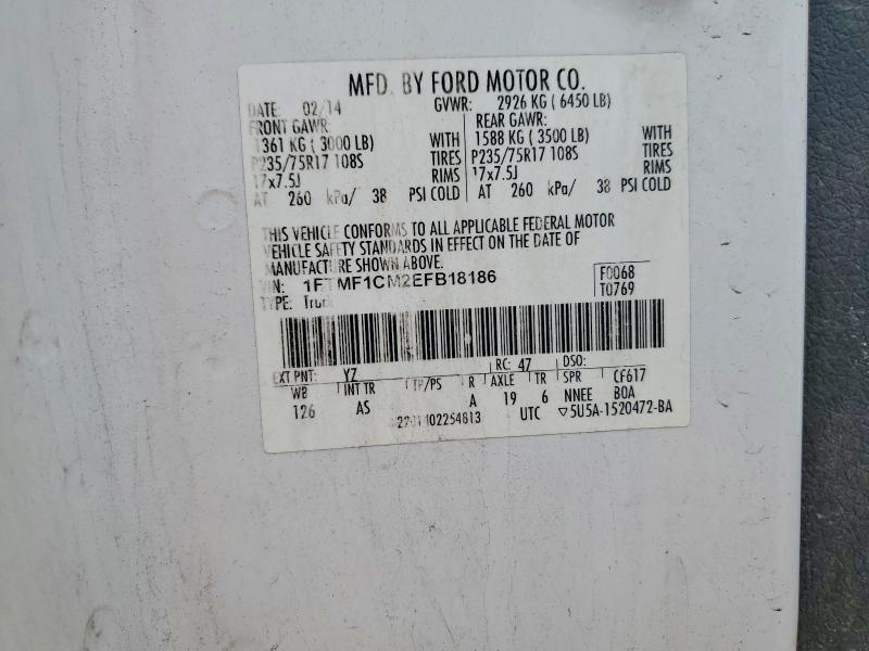 Продажа на аукционе авто 2014 Ford F150, vin: 1FTMF1CM2EFB18186, номер лота: 61868836