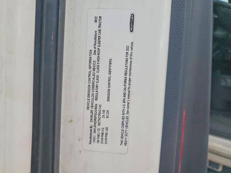 Продажа на аукционе авто 2023 Freightliner Cascadia 126, vin: 3AKJHHDR6PSUC9004, номер лота: 53583586