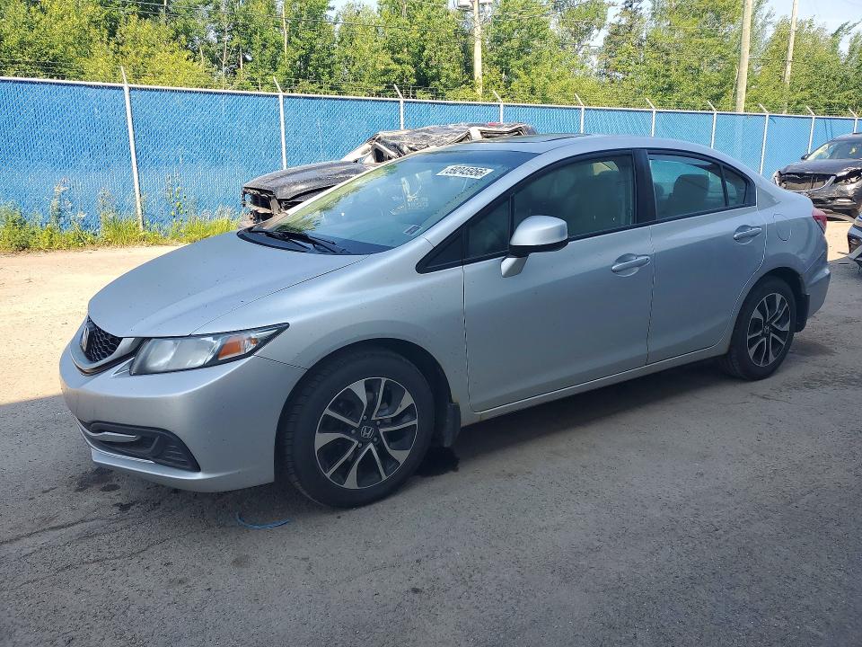2013 Honda Civic მანქანა იყიდება აუქციონზე, vin: 2HGFB2F55DH104277, აუქციონის ნომერი: 59245956