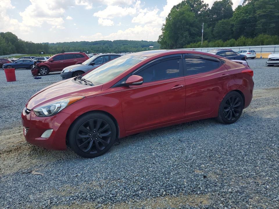 Auction sale of the 2013 Hyundai Elantra, vin: KMHDH4AEXDU639007, lot number: 60206166