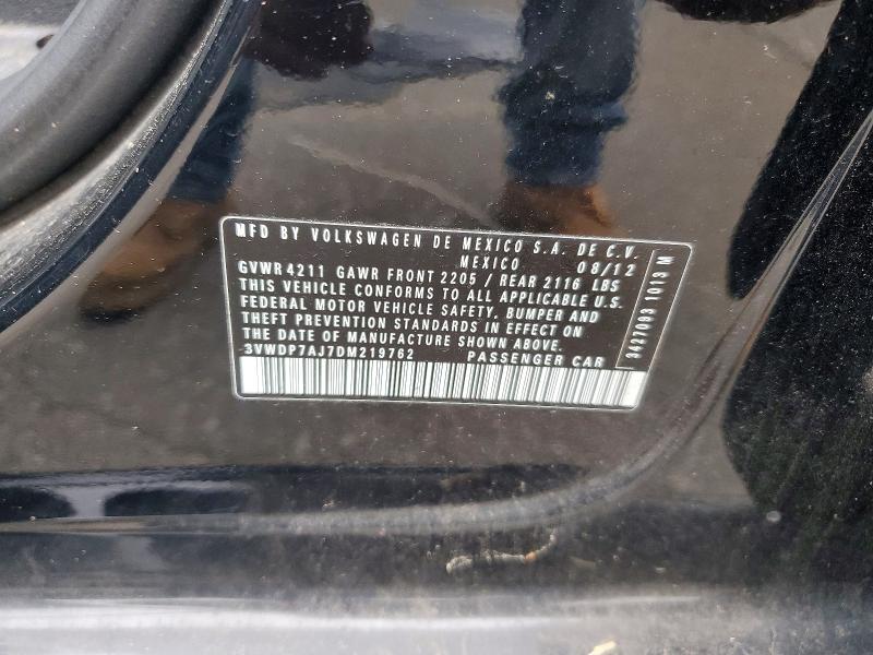 Продаж на аукціоні авто 2013 Volkswagen Jetta, vin: 3VWDP7AJ7DM219762, номер лоту: 60174876