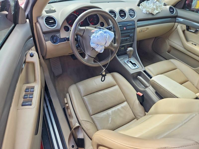 2004 Audi A4 მანქანა იყიდება აუქციონზე, vin: WAUAC48H94K015052, აუქციონის ნომერი: 62277166